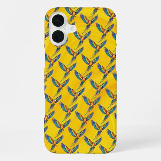 Coque iPhone 16 Plus Perroquet (Verso)