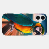Coque iPhone 16 Plus Perroquet (Verso Horizontal)