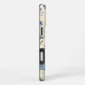 Coque iPhone 16 Plus Personalized Name Blue Wildflowers (Côté droit)