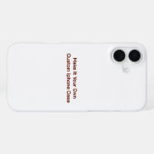 Coque iPhone 16 Plus Personnalisé  (Verso Horizontal)