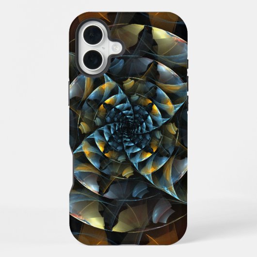 Coque iPhone 16 Plus Pinwheel Art Abstrait (Verso)