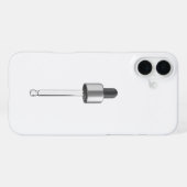 Coque iPhone 16 Plus Pipette vide (Verso Horizontal)