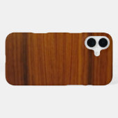 Coque iPhone 16 Plus placage de bois (Verso Horizontal)