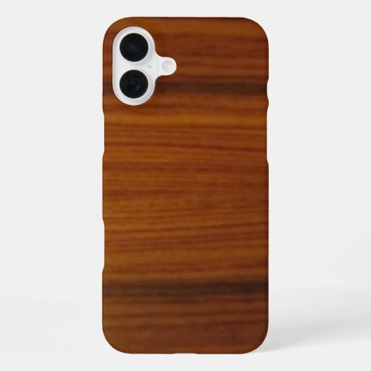 Coque iPhone 16 Plus placage de bois (Verso)