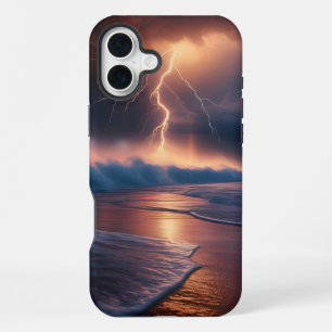Coque iPhone 16 Plus Plage de la foudre deux