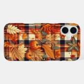 Coque iPhone 16 Plus Plaids d'automne citrouille Maple Feuille (Verso Horizontal)