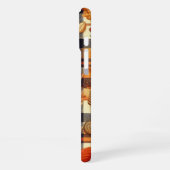 Coque iPhone 16 Plus Plaids d'automne citrouille Maple Feuille (Côté gauche)