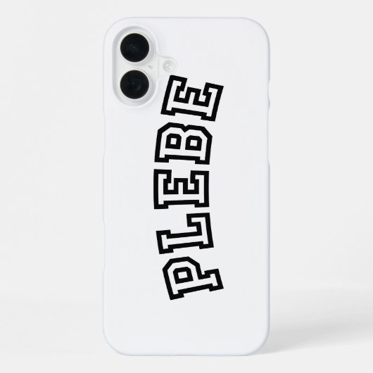 COQUE iPhone 16 PLUS PLEBE (Verso)