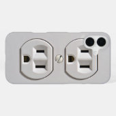 Coque iPhone 16 Plus Plug-in de prise électrique (Verso Horizontal)