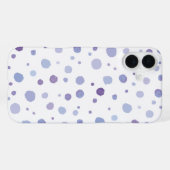 Coque iPhone 16 Plus points peints à la main (Verso Horizontal)