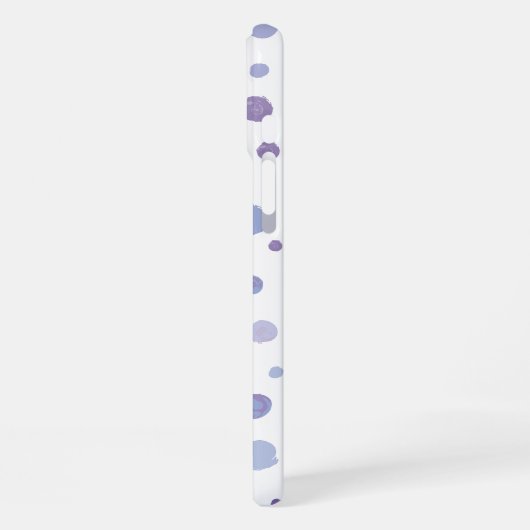 Coque iPhone 16 Plus points peints à la main (Côté gauche)