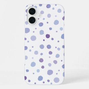 Coque iPhone 16 Plus points peints à la main