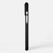 Coque iPhone 16 Plus Poisson à langouste polygonale dorée sur noir (Côté gauche)