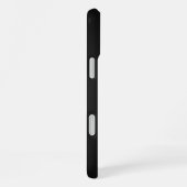 Coque iPhone 16 Plus Poisson à langouste polygonale dorée sur noir (Côté droit)
