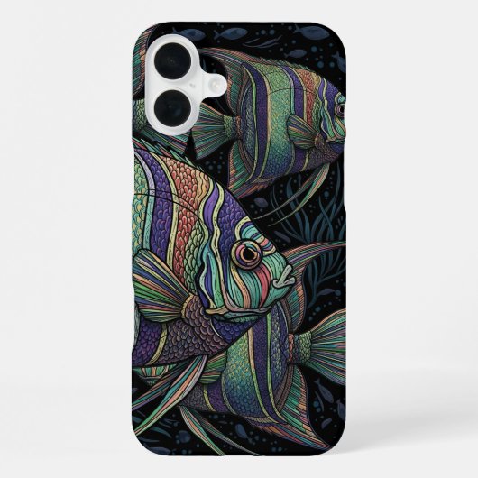 Coque iPhone 16 Plus Poisson ange (Verso)