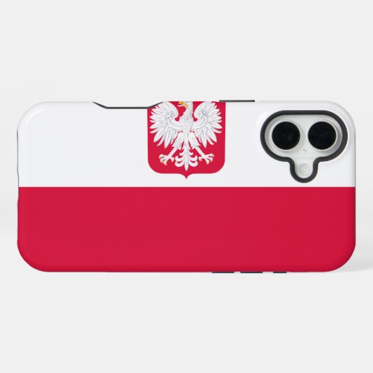 Coque iPhone 16 Plus Pologne (Verso Horizontal)