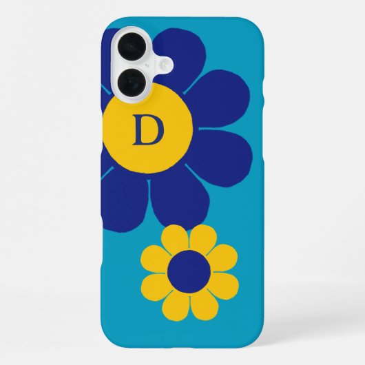 Coque iPhone 16 Plus Pop Flower Power (Verso)