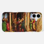 COQUE iPhone 16 PLUS PRÉSENTATION DE JÉSUS AU TEMPLE (Verso Horizontal)
