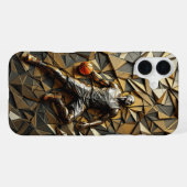 Coque iPhone 16 Plus Prestige Dunk : Basket-ball Luxe (Verso Horizontal)