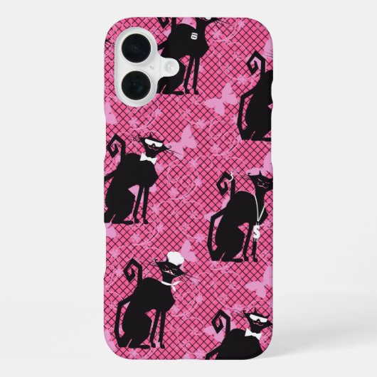 Coque iPhone 16 Plus Produits de chat professionnels (Verso)