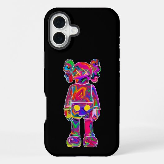 Coque iPhone 16 Plus Psychedelic Kaw (Verso)