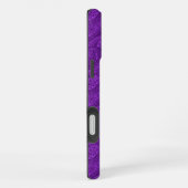 Coque iPhone 16 Plus Purple Paisley (Côté droit)