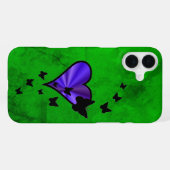 Coque iPhone 16 Plus Rainbow heart and Butterfly (Verso Horizontal)
