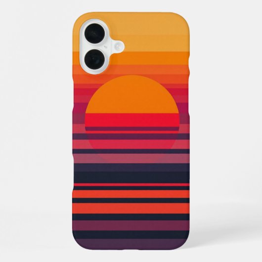 Coque iPhone 16 Plus Rayon de fond (Verso)
