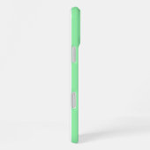 Coque iPhone 16 Plus Rayures de bonbon vert clair (Côté droit)