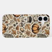 Coque iPhone 16 Plus Récolte d'automne (Verso Horizontal)