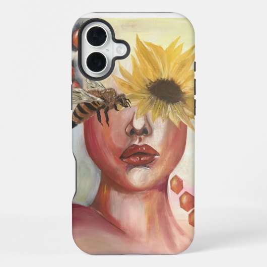 Coque iPhone 16 Plus Récolte de miel (Verso)