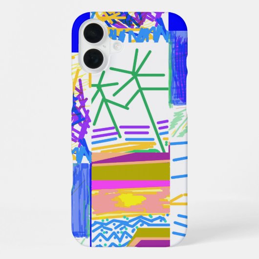Coque iPhone 16 Plus Résumé Festif (Verso)
