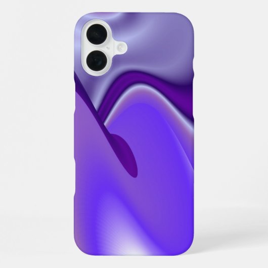 Coque iPhone 16 Plus Rêves de fleurs violettes (Verso)