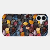 Coque iPhone 16 Plus Rochers et Feuille (Verso Horizontal)