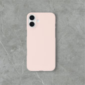 Coque iPhone 16 Plus Rose Pâle Uni Simple