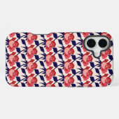 Coque iPhone 16 Plus Rose Rouge (Verso Horizontal)