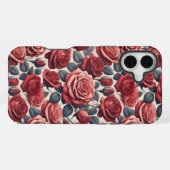 Coque iPhone 16 Plus Roses are Red (Verso Horizontal)