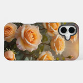 Coque iPhone 16 Plus Roses Jaune-Orange (Verso Horizontal)
