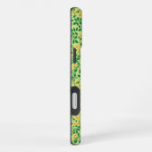 Coque iPhone 16 Plus Roses sauvages en jaune et vert (Côté droit)