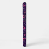 Coque iPhone 16 Plus Roses sauvages en rose et violet (Côté gauche)