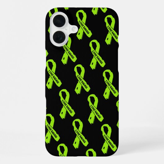 Coque iPhone 16 Plus Ruban Déchiré/Méchante...Lyme (Verso)