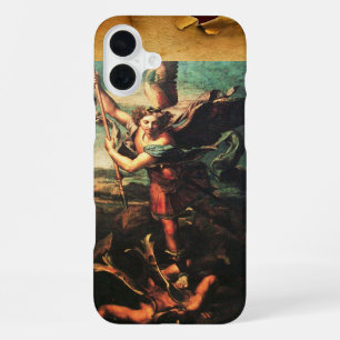 Coque iPhone 16 Plus Saint MICHAEL ARCHANGE VAINQUEUR DE SATAN