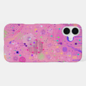 Coque iPhone 16 Plus Salade de fruits saisonniers : Peinture abstraite (Verso Horizontal)