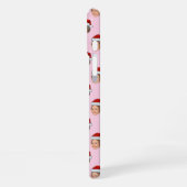 Coque iPhone 16 Plus Santa Hat Personnalisé Visage 2 Photo Cadeau de No (Côté gauche)