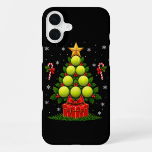 Coque iPhone 16 Plus Sapin de Noël Balle de Tennis Noël