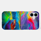Coque iPhone 16 Plus Scène de bateau d'Artsy (Verso Horizontal)