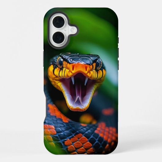 Coque iPhone 16 Plus Serpent Bite (Verso)