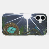 Coque iPhone 16 Plus Silence de l'Espace Sacré (Verso Horizontal)