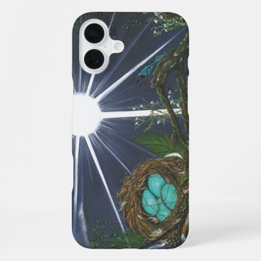 Coque iPhone 16 Plus Silence de l'Espace Sacré (Verso)