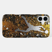 Coque iPhone 16 Plus Slam Or & Noir (Verso Horizontal)